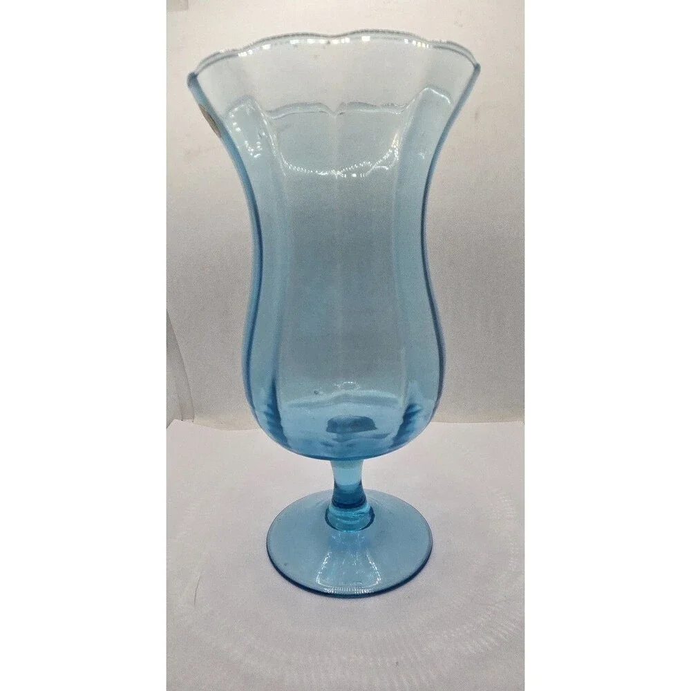 Murano blue stemmed